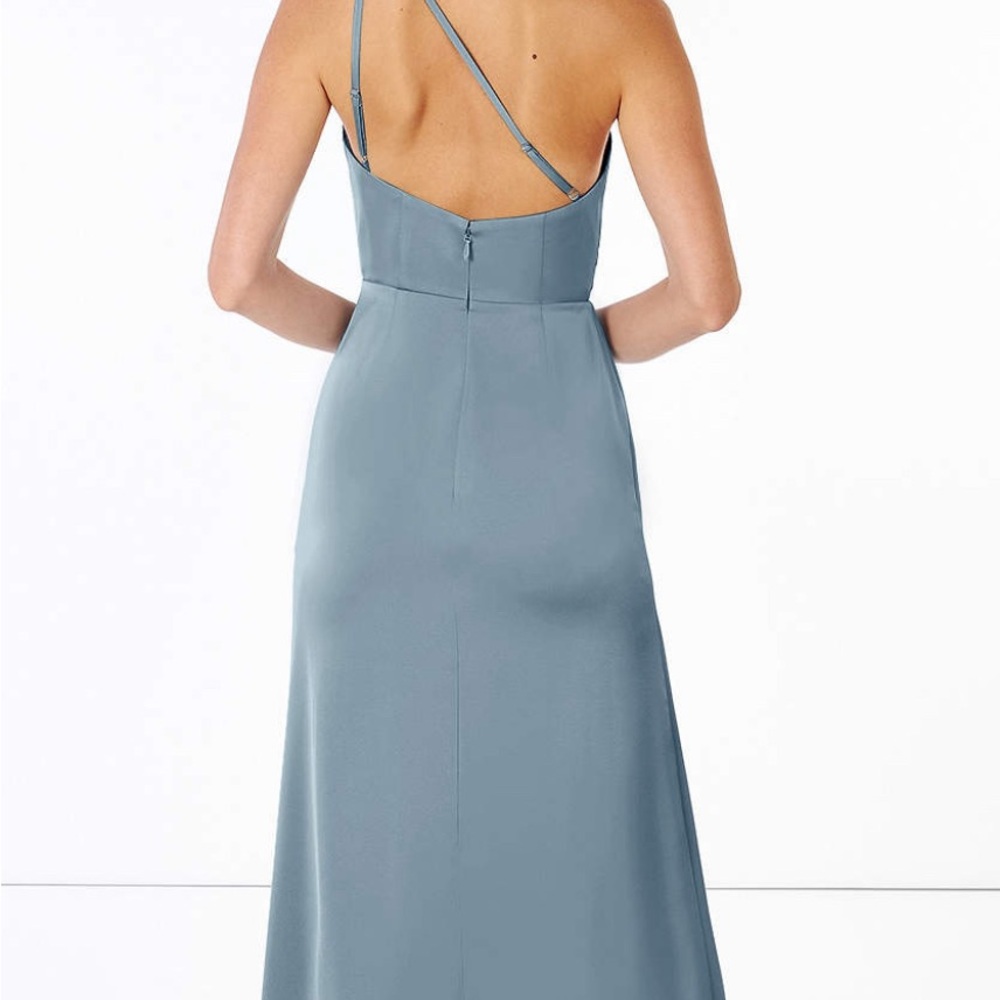 Azazie Mika Bridesmaid Dress Dusty Blue